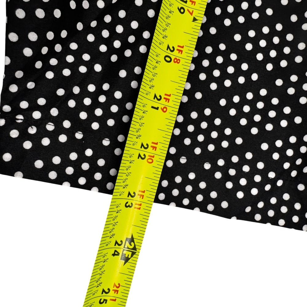ShedRain Women's Black White Polka Dot Hooded‎ Lightweight Rain Jacket Size L - Picture 13 of 14